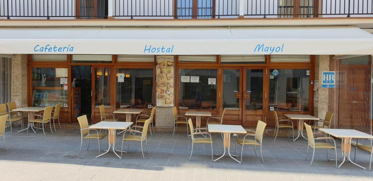 Hostal Mayol Santa Eularia des Riu Exteriör bild